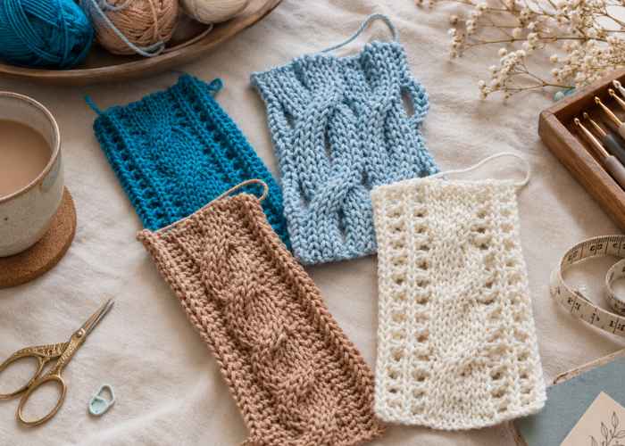 Muestras de trenzas a crochet del curso La ruta de las trenzas